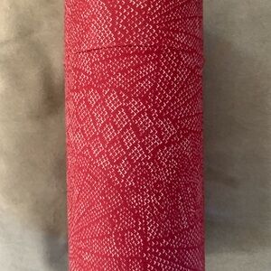 New Red Patterned Teavana Tea Tin  - 5 ounces.